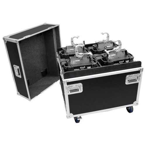 Quad Chauvet Intimidator Beam / Spot 300/350/355Z IRC/400 IRC Moving Head Flight Case with Casters