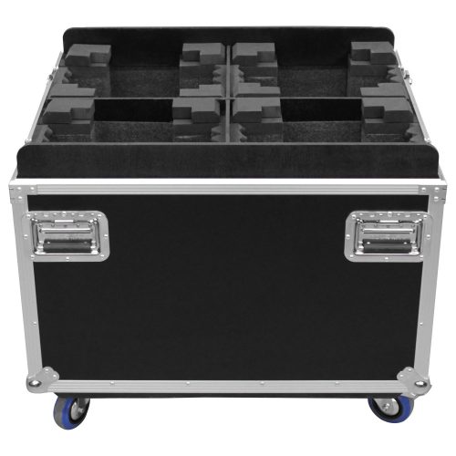 Quad Chauvet Intimidator Beam / Spot 300/350/355Z IRC/400 IRC Moving Head Flight Case with Casters - Image 3