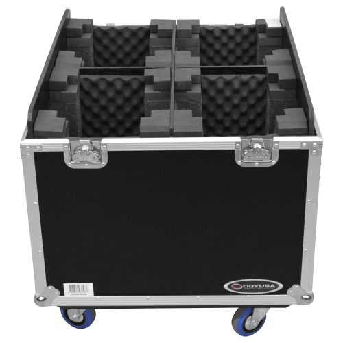 Quad Chauvet Intimidator Beam / Spot 300/350/355Z IRC/400 IRC Moving Head Flight Case with Casters - Image 5