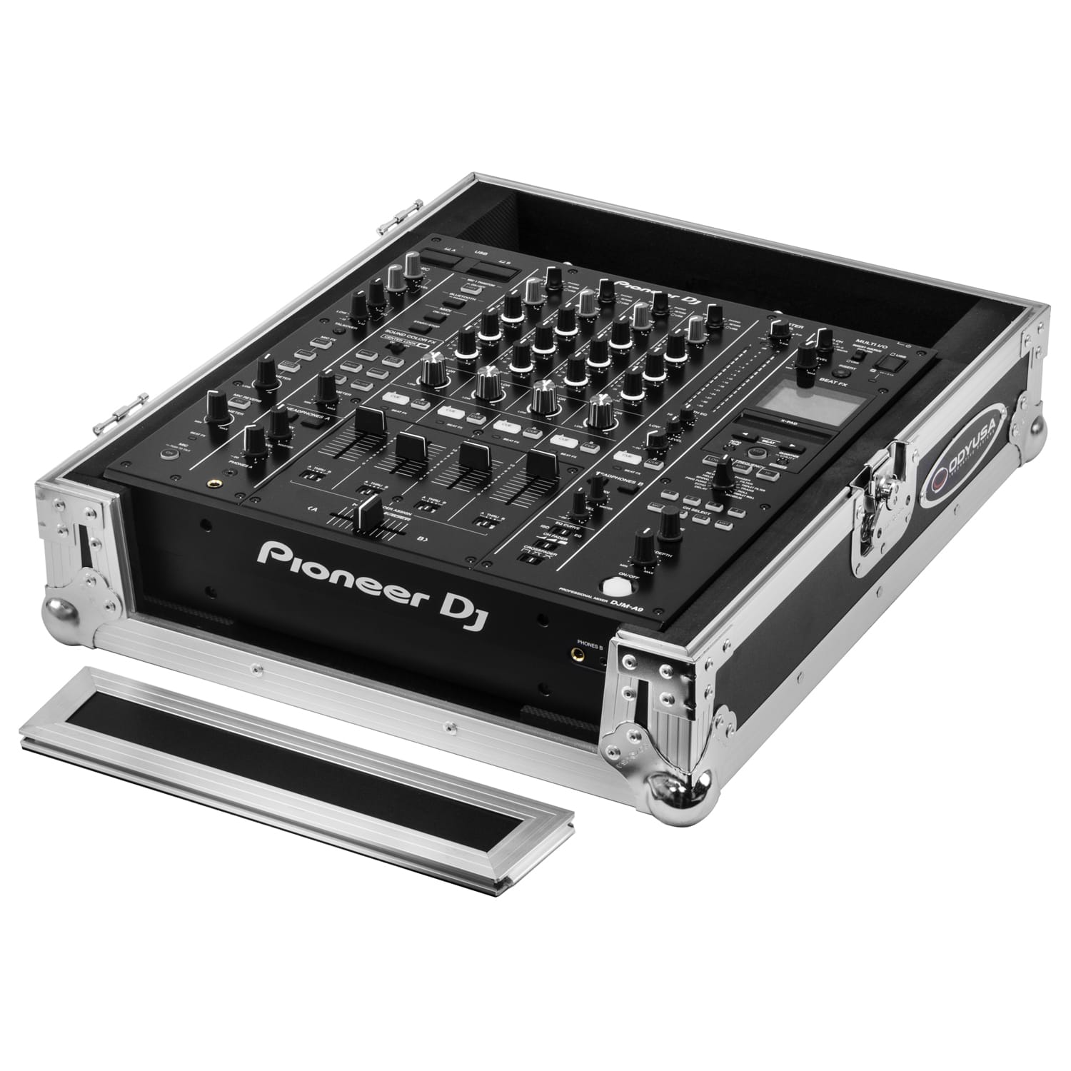 Odyssey Pioneer DJ DJM-A9 Flight Case with Glide Style Laptop 