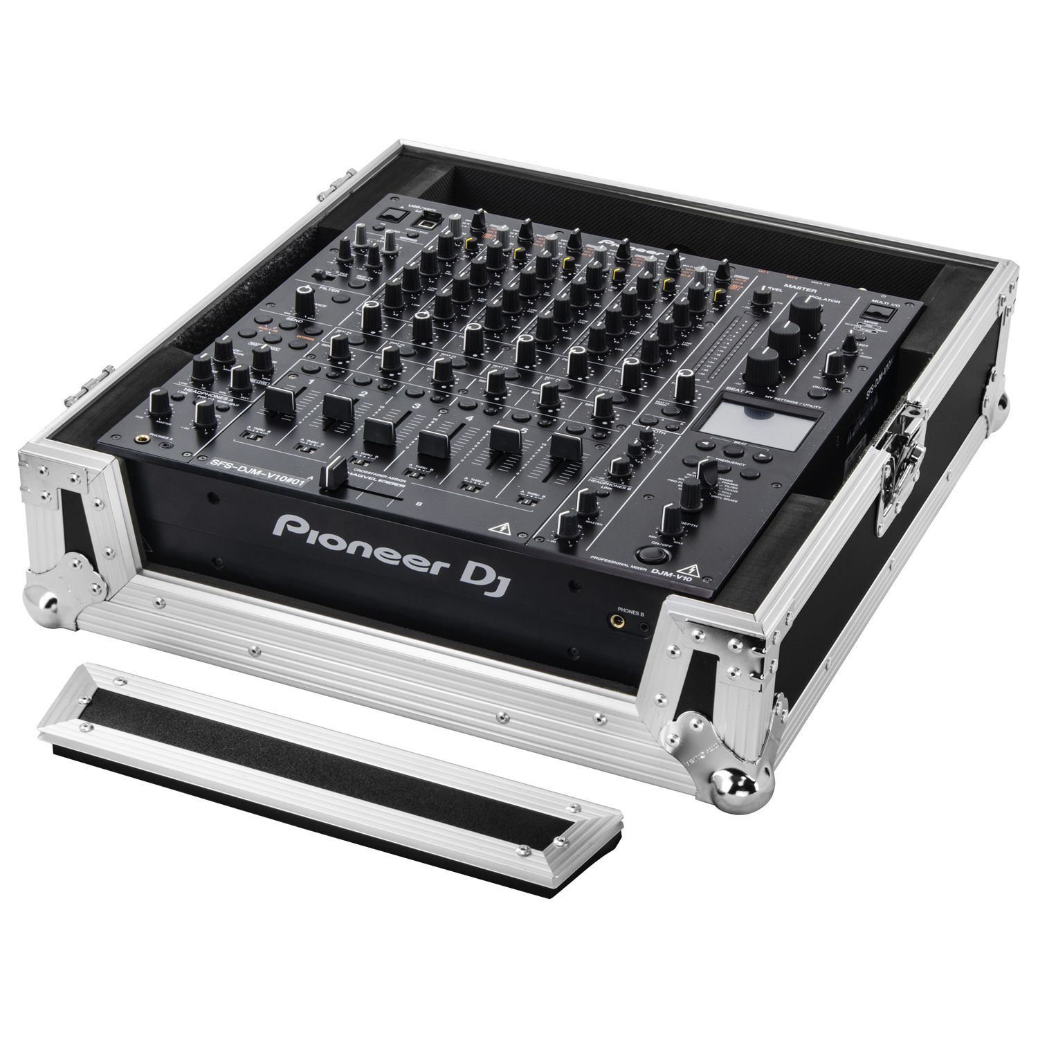 72 W x 46 H All-Black Pro DJ Facade - Odyssey Cases