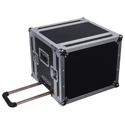8U Pro Trolley Effects Rack with Wheels - Image 4
