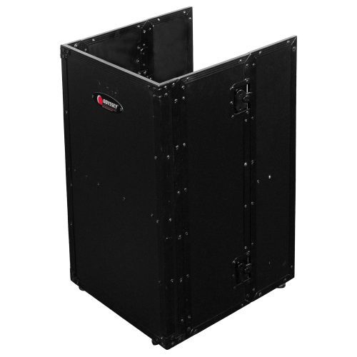 19" Wide x 30" Tall Black DJ Fold-out Stand