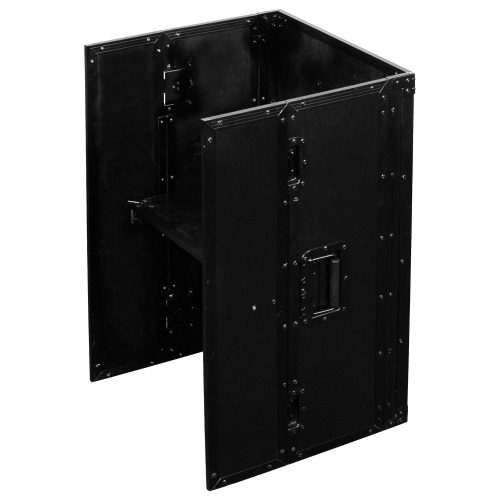 19" Wide x 30" Tall Black DJ Fold-out Stand - Image 2