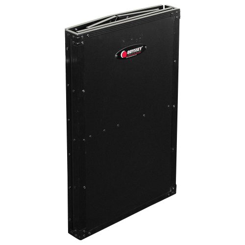 19" Wide x 30" Tall Black DJ Fold-out Stand - Image 3