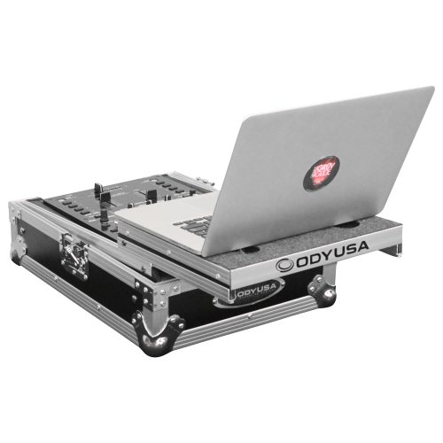 Univeresal Low Profile 10" Format DJ Mixer Flight Case with Glide Platform - Image 3