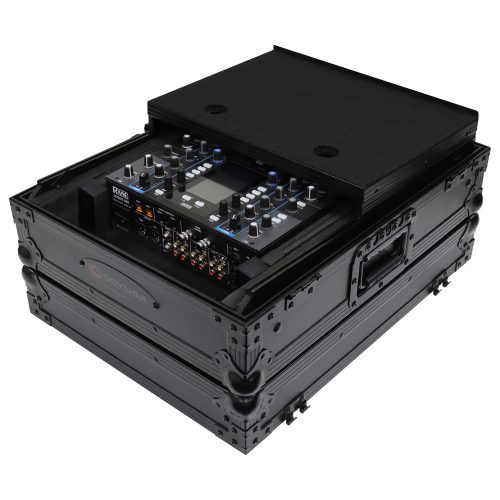 Black 12" Format DJ Mixer Case with Extra Deep Rear Compartment - Image 2