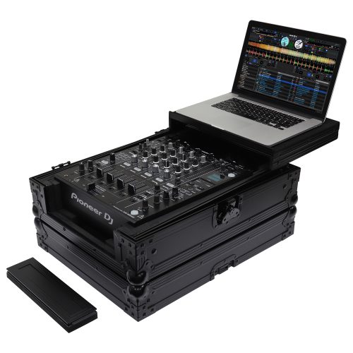 Black 12" Format DJ Mixer Case with Extra Deep Rear Compartment - Image 3