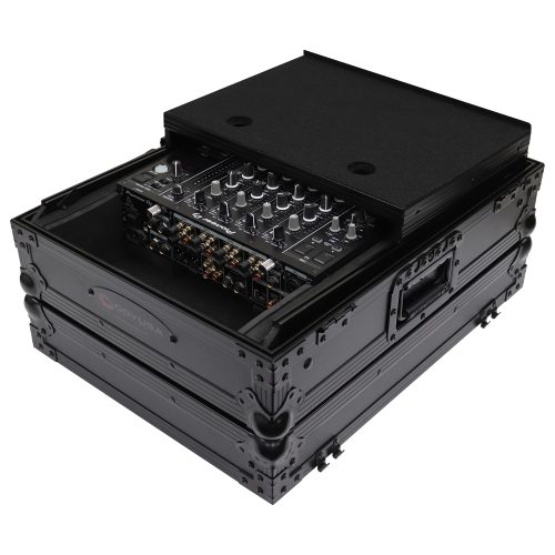 Black 12" Format DJ Mixer Case with Extra Deep Rear Compartment - Image 4
