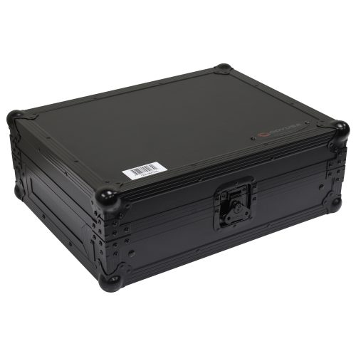Black 12" Format DJ Mixer Case with Extra Deep Rear Compartment - Image 7