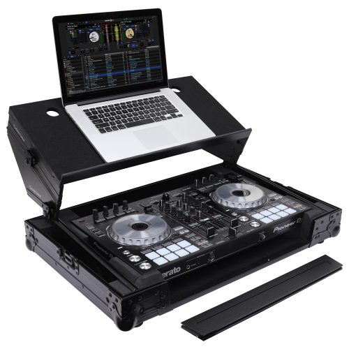 Black Pioneer DDJ-SR / DDJ-SR2 Flight Case with Angle Glide Platform - Image 3