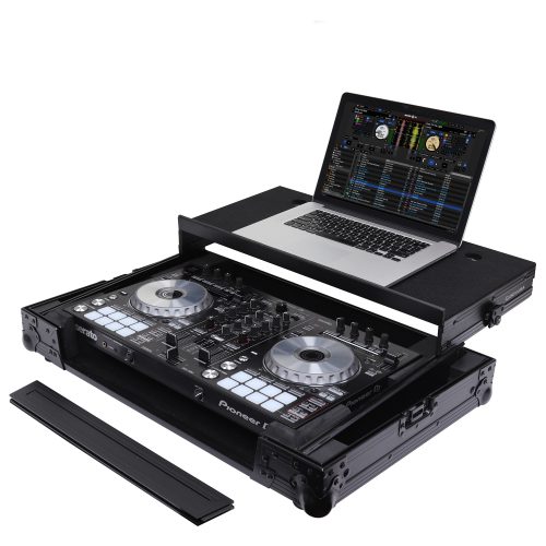 Black Pioneer DDJ-SR / DDJ-SR2 Flight Case with Angle Glide Platform - Image 6