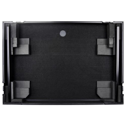 Black Roland DJ-808 Flight Case with Angle Glide Platform - Image 2