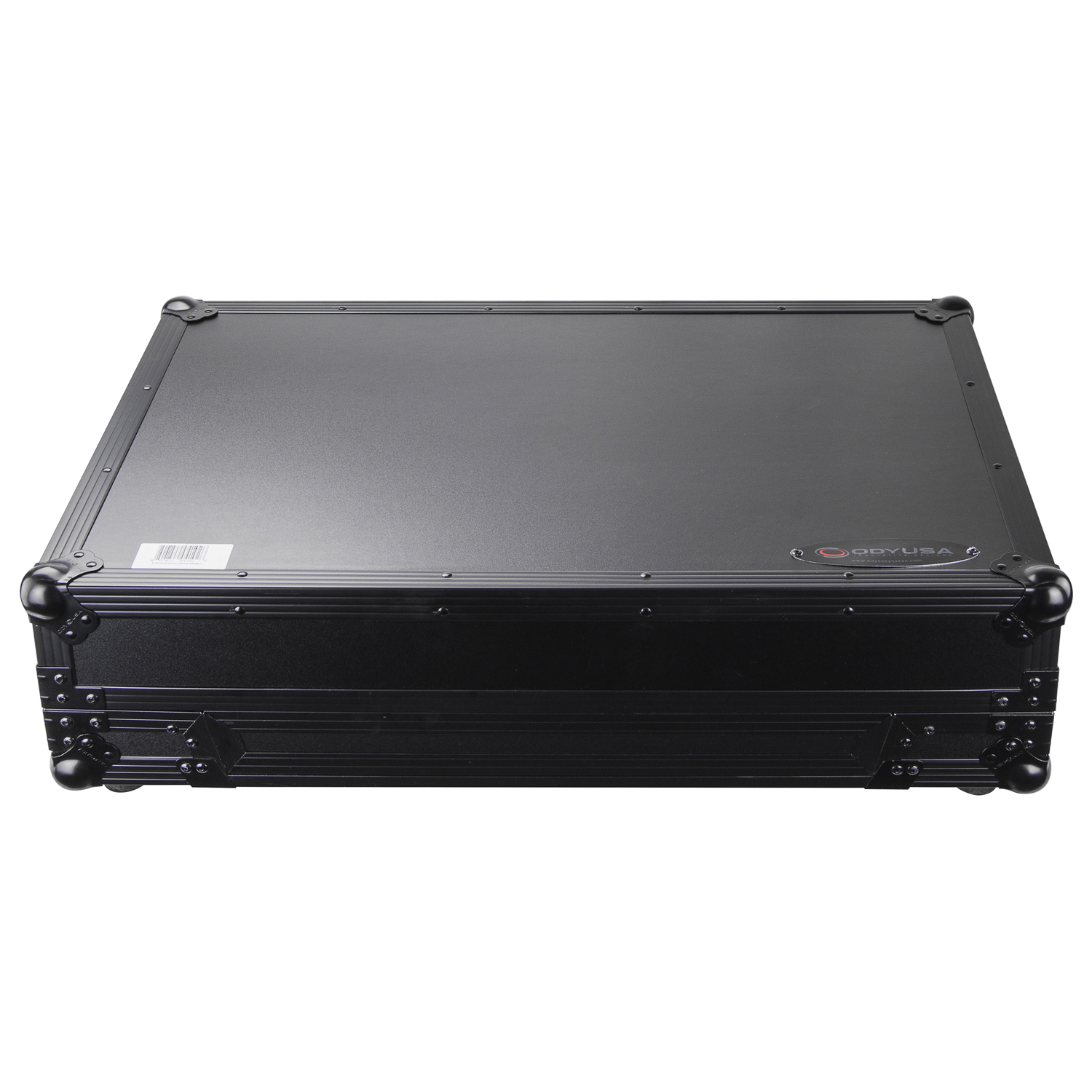 Black Roland DJ-808 Flight Case with Angle Glide Platform