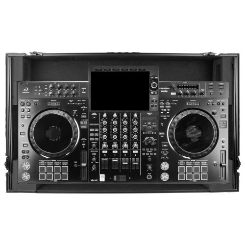 AlphaTheta XDJ-AZ Dual 1U Rack Space Black Label Flight Case with