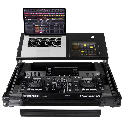Black Pioneer XDJ-RR Flight Case with Angle Glide Platform - Image 2