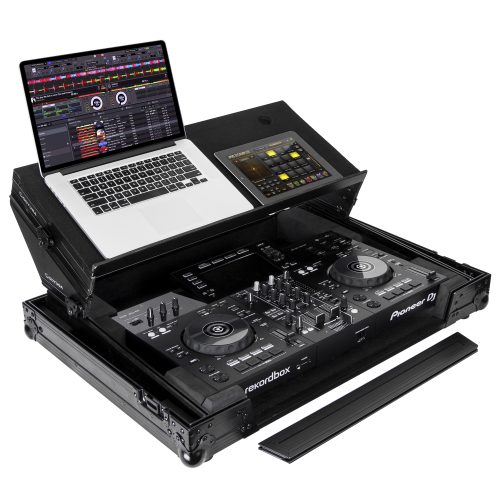 Black Pioneer XDJ-RR Flight Case with Angle Glide Platform - Image 3
