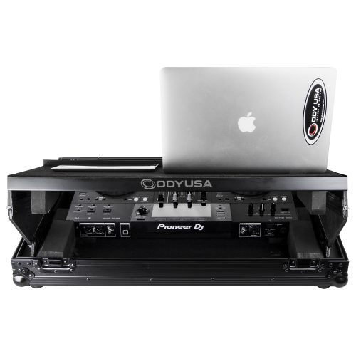 Black Pioneer XDJ-RR Flight Case with Angle Glide Platform - Image 4