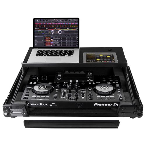 Black Pioneer XDJ-RR Flight Case with Angle Glide Platform - Image 12