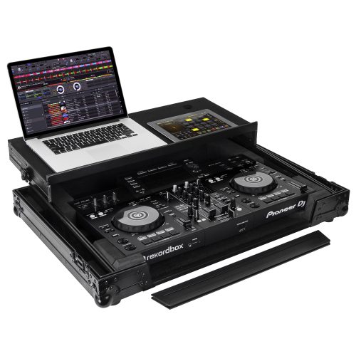 Black Pioneer XDJ-RR Flight Case with Angle Glide Platform - Image 13