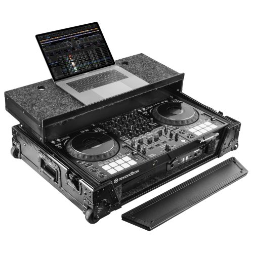 Pioneer DDJ-1000 / DDJ-1000SRT 1U Case in Black with Patented Glide Platform and Corner Wheels - Image 3