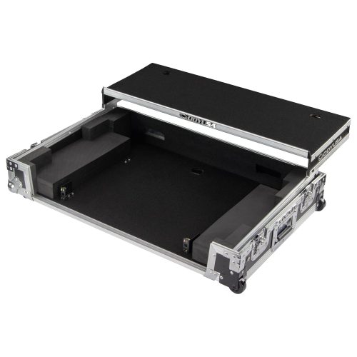 Odyssey DDJ-FLX10 1U Flight Case with Glide Style Laptop Platform and Corner Wheels - Image 3
