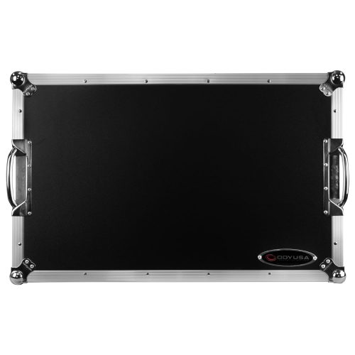 Odyssey DDJ-REV5 1U Flight Case with Glide Style Laptop Platform and Corner Wheels - Image 9