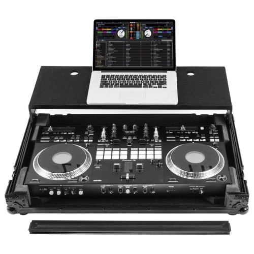 Pioneer DDJ-REV7 Black Glide Style Flight Case with Wheels and Laptop Platform