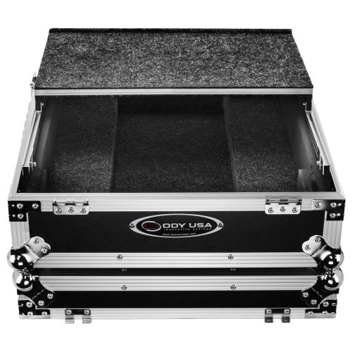 Pioneer DJM-A9 Flight Case with Glide Style Laptop Platform - Image 2