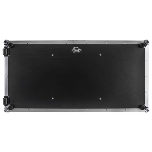 Universal 12" Format DJ Mixer and Two Large Format Media Players Flight Coffin Case with Full Glide Platform - Image 9