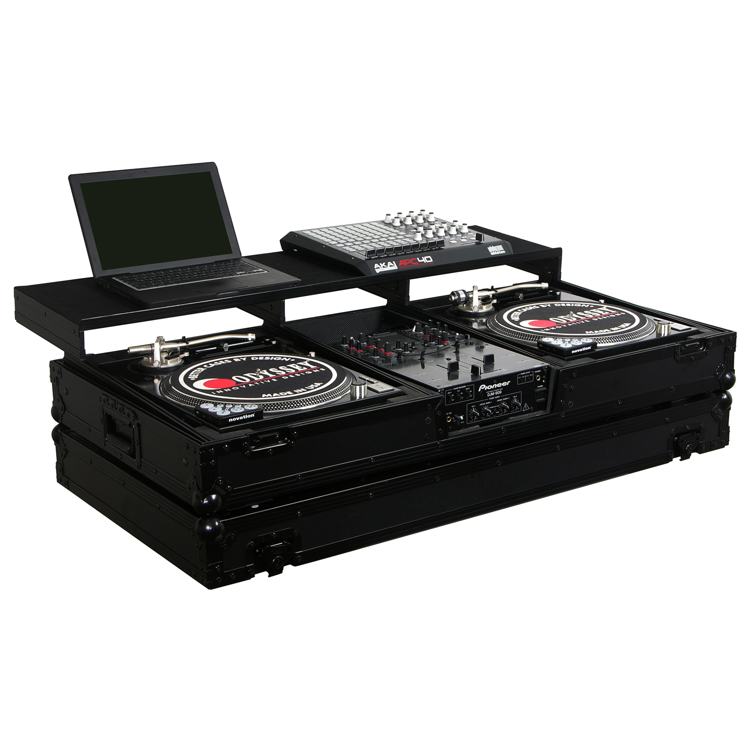Odyssey FZGSPDJ10W Remixer Glide Turntable Coffi Reguar 10 Inch DJ Mixer Coffin 