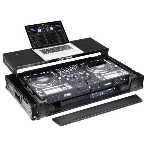 RANE PERFORMER Black Label 1U Flight Case with Glide Style Laptop Platform and Wheels - Image 3
