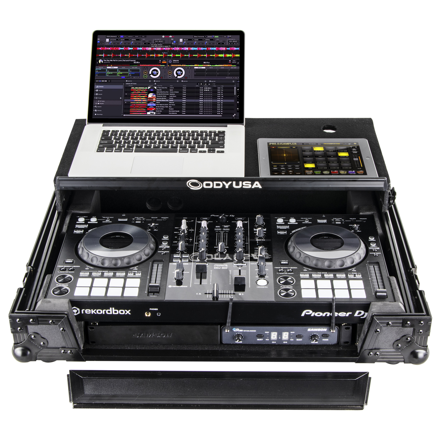  ProX XS-DDJ800 WLT Flight Case For Pioneer DDJ-800 Digital  Controller W-Sliding Laptop Shelf and Wheels & 1U Rackspace : Musical  Instruments