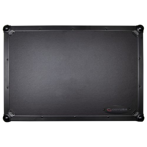 Black Pioneer DDJ-800 Flight Case with Bottom 1U Rack Space and Glide Platform - Image 12