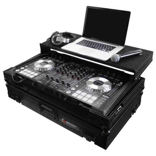 Black Pioneer DDJ-RX / SX / SX2 / SX3 / S1 / T1 Flight Case with Glide Platform