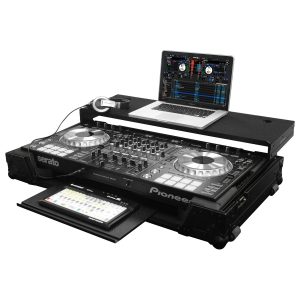 Black Pioneer DDJ-RZ / DDJ-SZ / DDJ-SZ2 Flight Case with Glide Tray and Platform