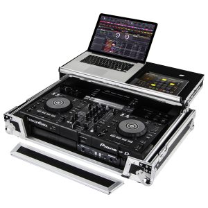 Pioneer XDJ-RR Bottom 1U Rack Space Flight Case with Glide Platform