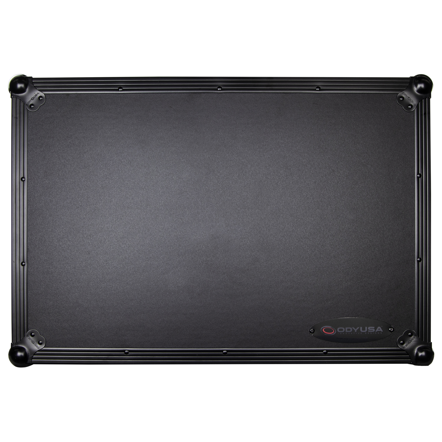 Black Pioneer XDJ-RR Bottom 1U Rack Space Flight Case with
