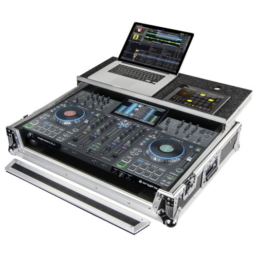 Denon Prime 4 / 4+ Flight Case with Glide Platform