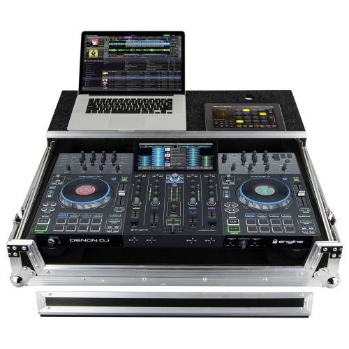 Denon Prime 4 / 4+ Flight Case with Glide Platform - Image 2