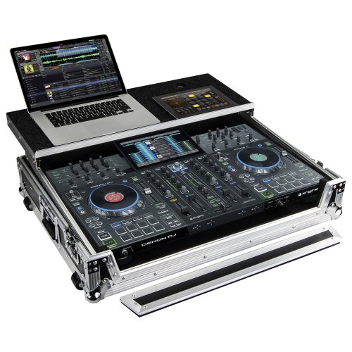 Denon Prime 4 / 4+ Flight Case with Glide Platform - Image 3