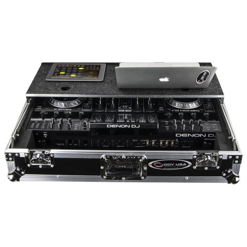 Denon Prime 4 / 4+ Flight Case with Glide Platform - Image 4
