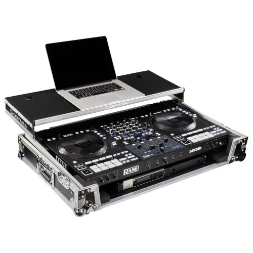 RANE FOUR 1U Flight Case with Glide Style Laptop Platform and Wheels - Image 2