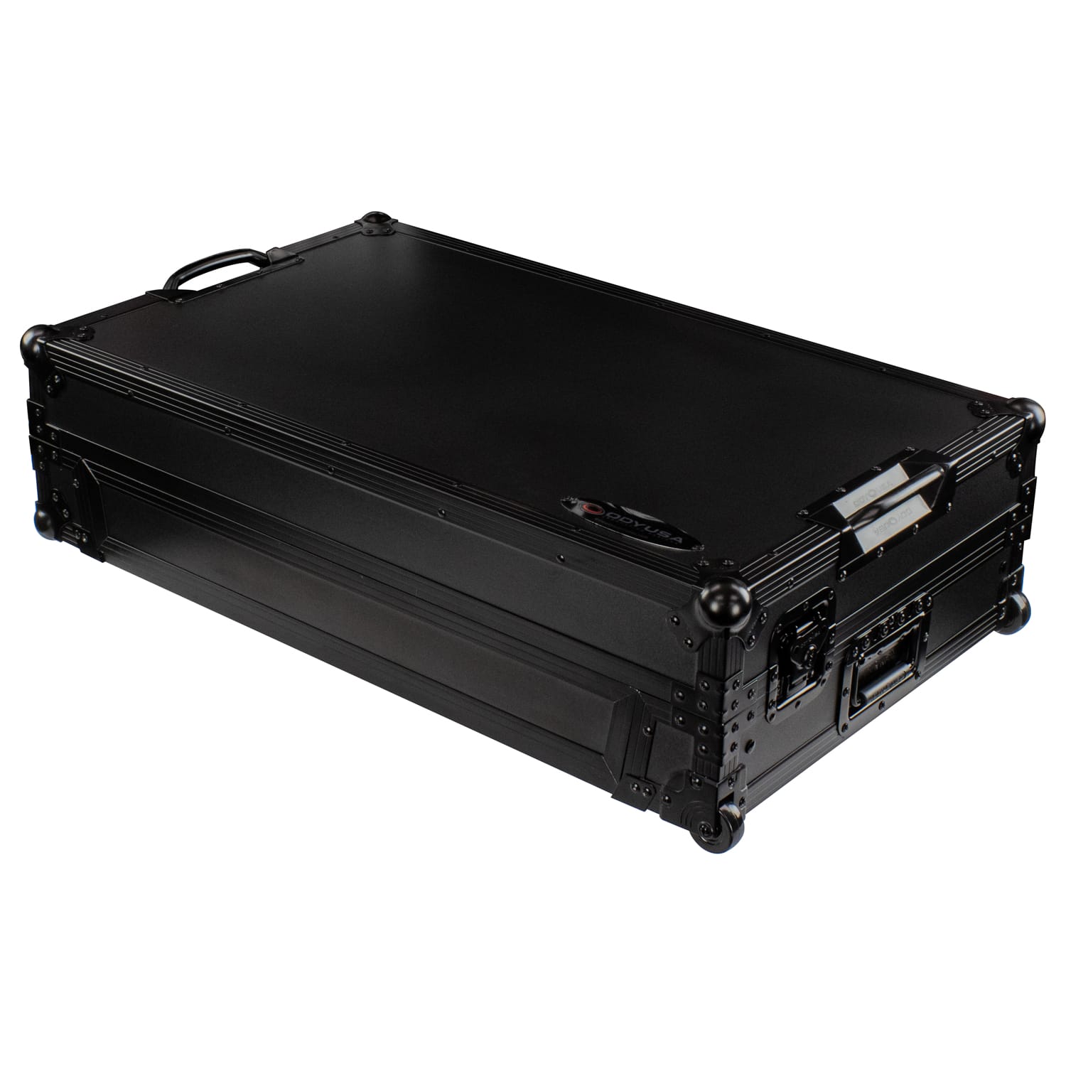 RANE FOUR Black Label 1U Flight Case with Glide Style Laptop