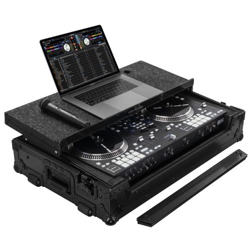Rane One Flight Case in Black with Patented Glide Platform - Image 3