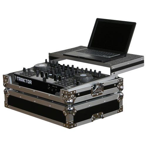 Native Instruments Traktor Kontrol S4 / S4 MK2 / S5 / American Audio VMS5 Flight Case with Glide Platform