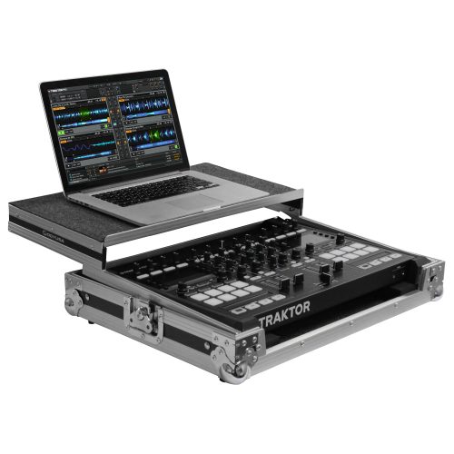 Native Instruments Traktor Kontrol S4 / S4 MK2 / S5 / American Audio VMS5 Flight Case with Glide Platform - Image 7