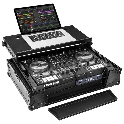 Traktor Kontrol S4 MK3 Black Case with 2U Rack and Patented Glide Platform - Image 3