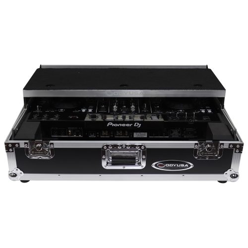 Pioneer XDJ-RX / XDJ-RX2 Flight Case with 2U Rack Space and Glide Platform - Image 4
