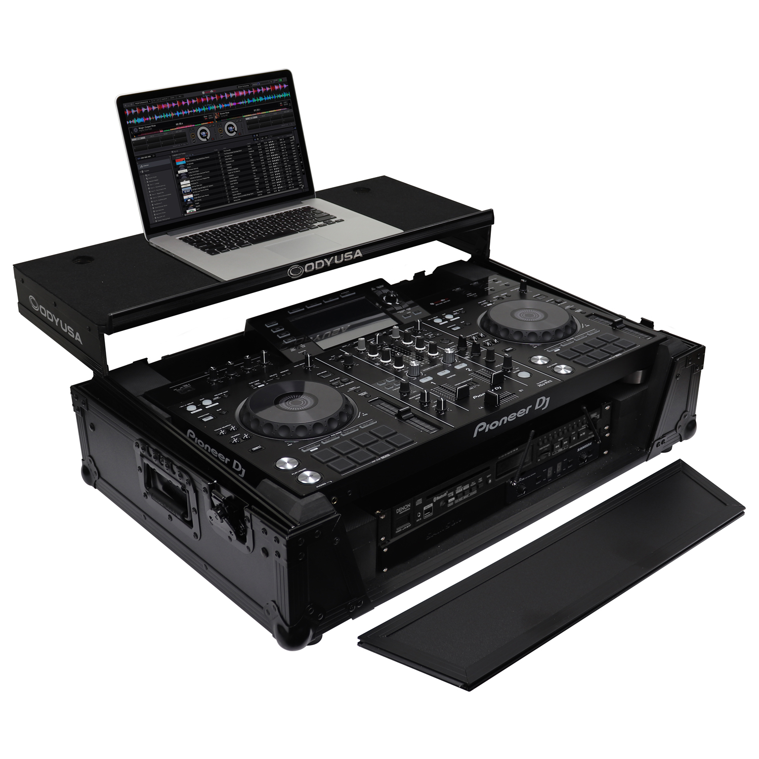 Black Label Pioneer XDJ-R1 DJ Controller Case Odyssey Case FZPIXDJR1BL 